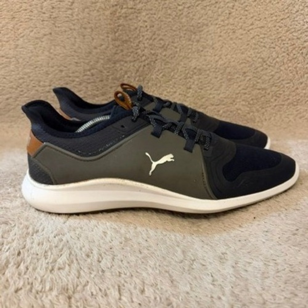 Puma Golf Shoes Men 11.5 Navy Ignite Fasten8 Spikeless 193000-04 Athletic